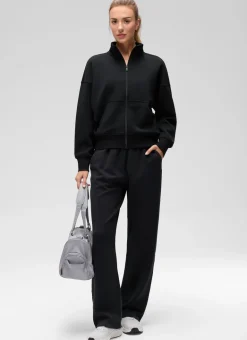 SoftAura High Mock Neck Full Zip Jacket
