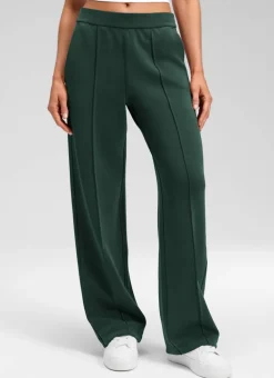 SoftAura Pintuck Straight Leg Sweatpant 30