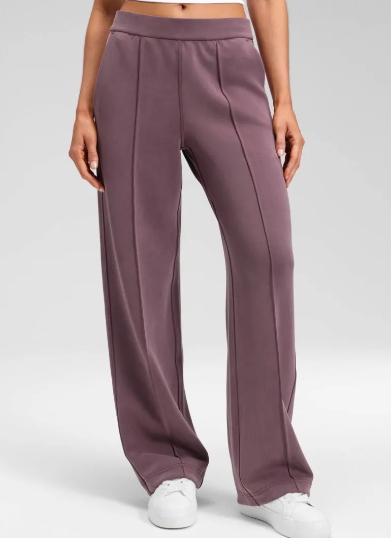 SoftAura Pintuck Straight Leg Sweatpant 30"