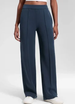 SoftAura Pintuck Straight Leg Sweatpant 30