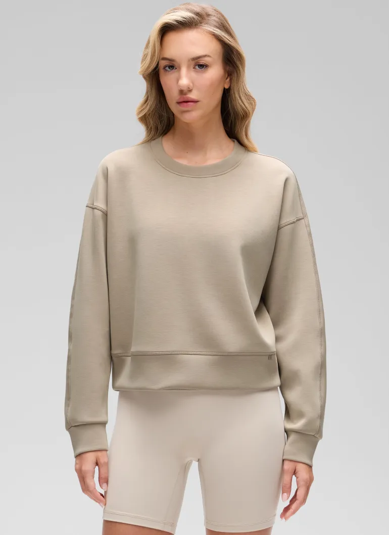 SoftAura Pullover Crewneck Sweatshirt