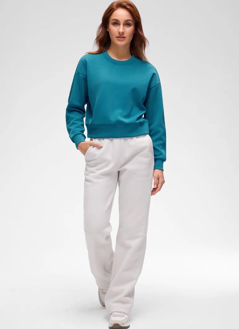 SoftAura Pullover Crewneck Sweatshirt