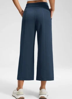 SoftAura Wide Leg Cropped Sweatpant 25"