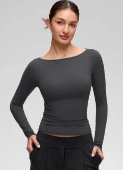 Softembrace Boat Neck Long Sleeve