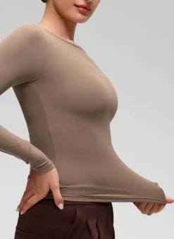 Softembrace Boat Neck Long Sleeve