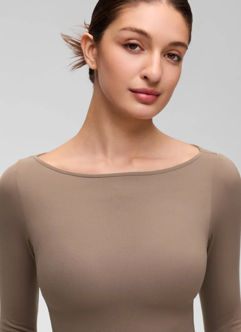 Softembrace Boat Neck Long Sleeve