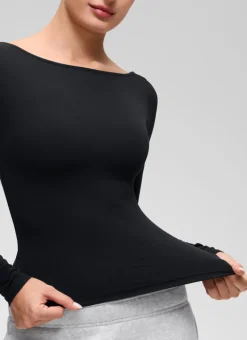 Softembrace Boat Neck Long Sleeve