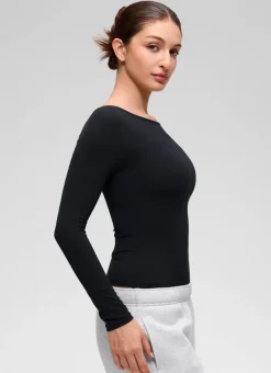 Softembrace Boat Neck Long Sleeve
