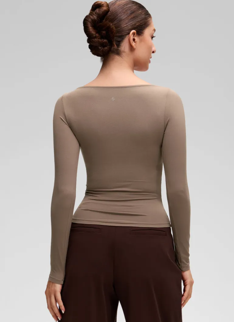 Softembrace Boat Neck Long Sleeve