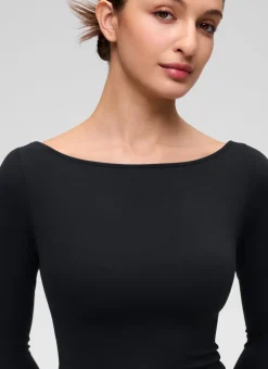 Softembrace Boat Neck Long Sleeve