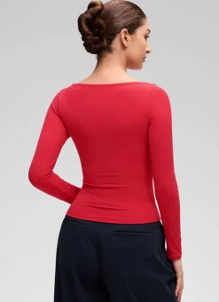 Softembrace Boat Neck Long Sleeve