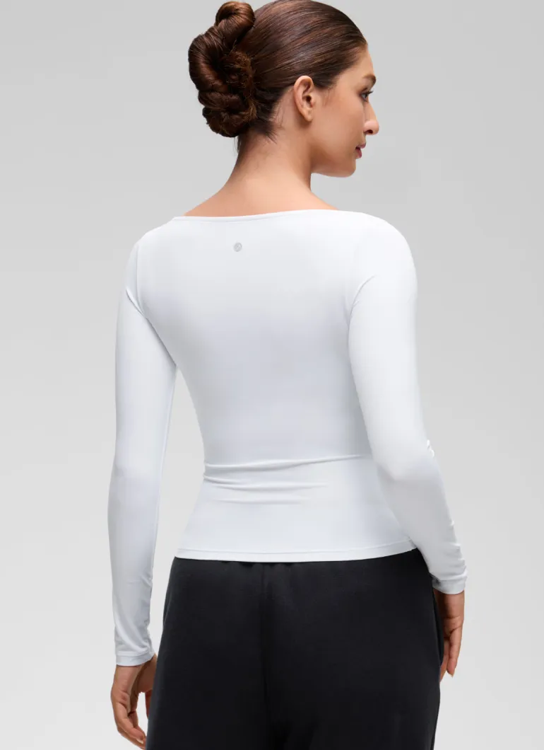Softembrace Boat Neck Long Sleeve