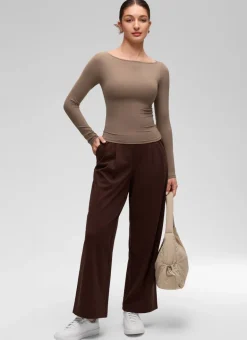 Softembrace Boat Neck Long Sleeve