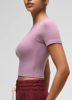 Softembrace Crewneck Cropped Short Sleeve