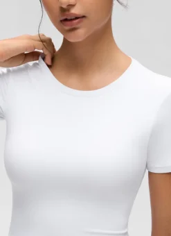 Softembrace Crewneck Cropped Short Sleeve
