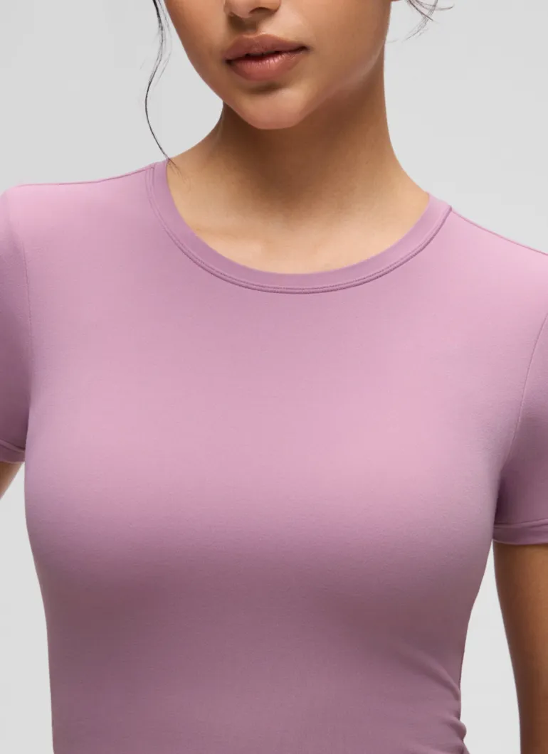 Softembrace Crewneck Cropped Short Sleeve