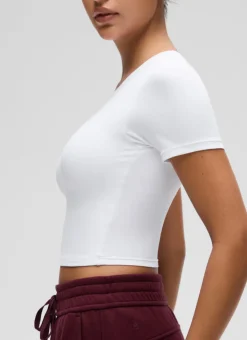 Softembrace Crewneck Cropped Short Sleeve