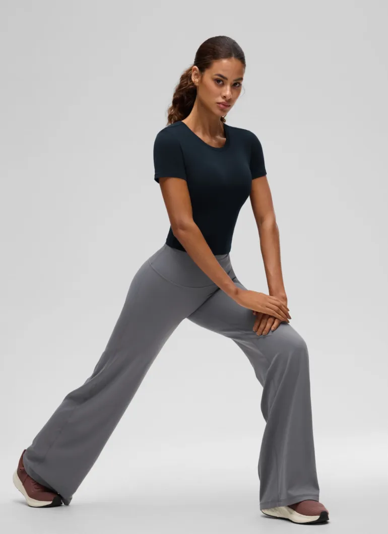 Softembrace Crewneck Cropped Short Sleeve