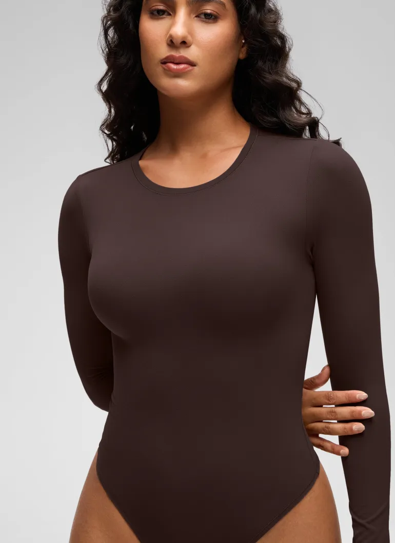 Softembrace Crew Neck Long Sleeve Bodysuit