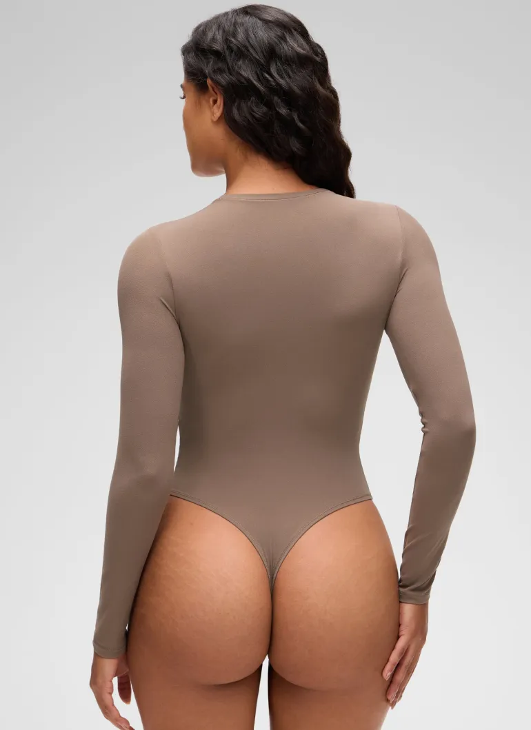 Softembrace Crew Neck Long Sleeve Bodysuit