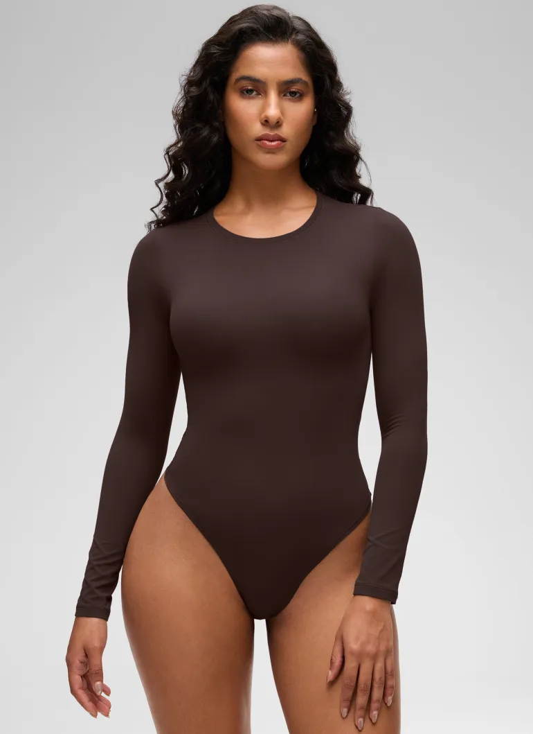 Softembrace Crew Neck Long Sleeve Bodysuit