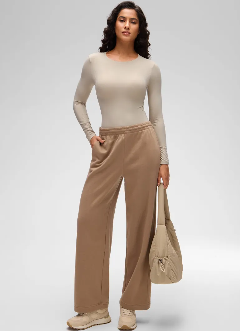 Softembrace Crew Neck Long Sleeve Bodysuit
