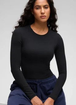 Softembrace Crew Neck Long Sleeve Bodysuit