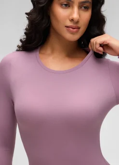 Softembrace Crew Neck Long Sleeve Bodysuit