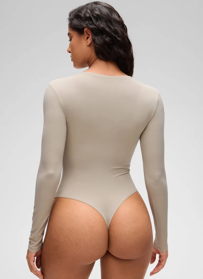 Softembrace Crew Neck Long Sleeve Bodysuit