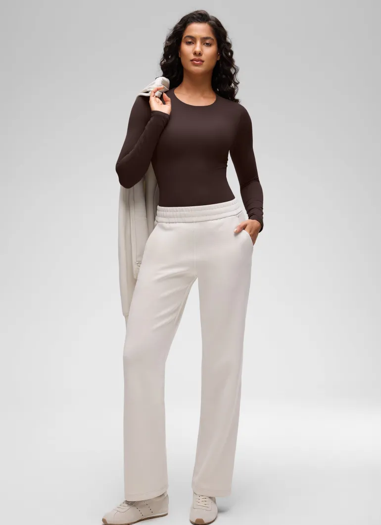 Softembrace Crew Neck Long Sleeve Bodysuit
