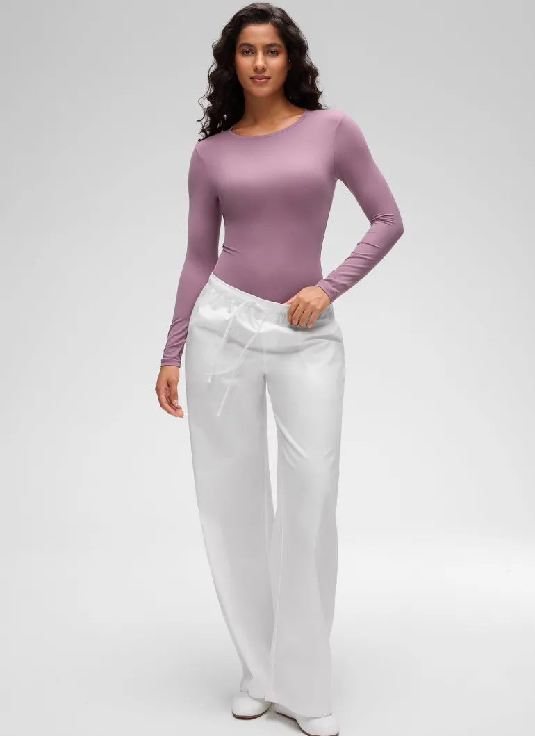 Softembrace Crew Neck Long Sleeve Bodysuit