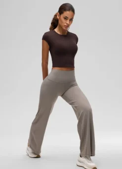 Softembrace Cropped Cap Sleeve Top