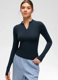 Softembrace Half Zip Long Sleeve