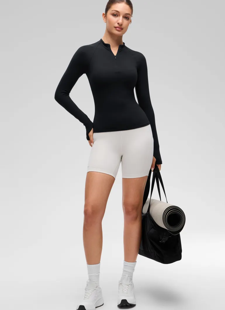 Softembrace Half Zip Long Sleeve