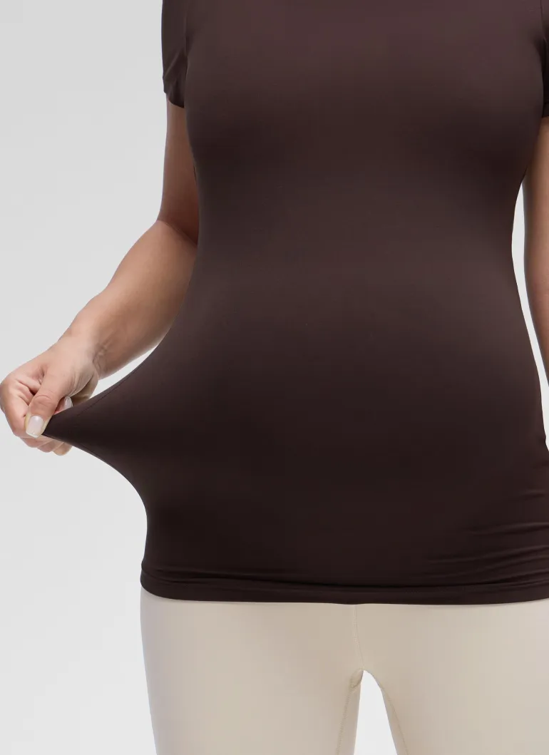 Softembrace Maternity Crew Neck Short Sleeve