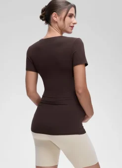 Softembrace Maternity Crew Neck Short Sleeve