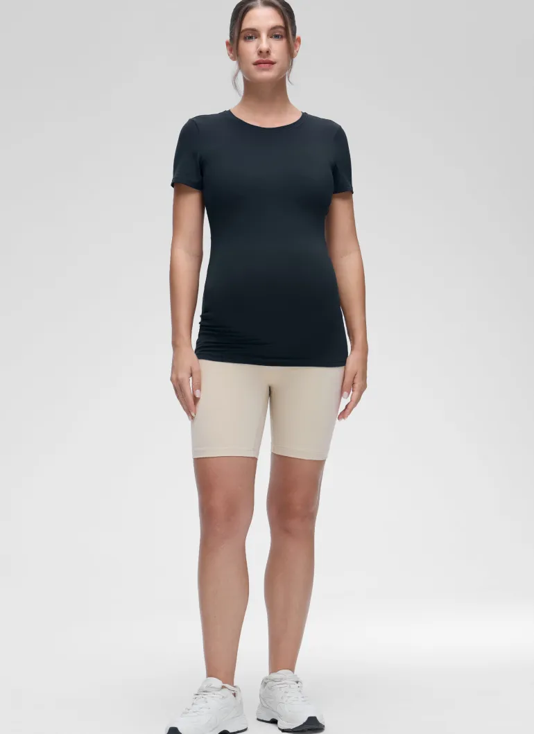 Softembrace Maternity Crew Neck Short Sleeve