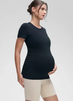 Softembrace Maternity Crew Neck Short Sleeve