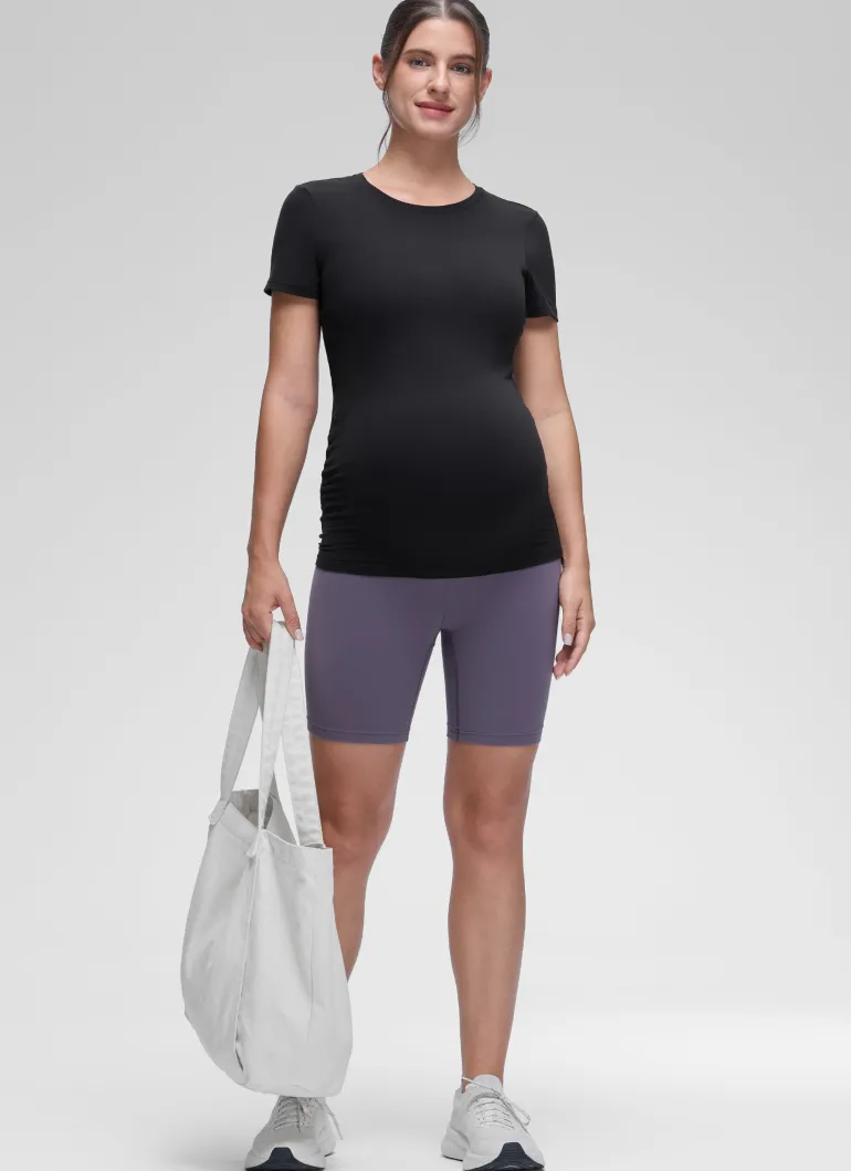 Softembrace Maternity Crew Neck Short Sleeve