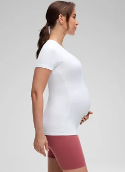 Softembrace Maternity Crew Neck Short Sleeve