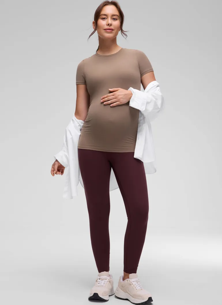 Softembrace Maternity Crew Neck Short Sleeve