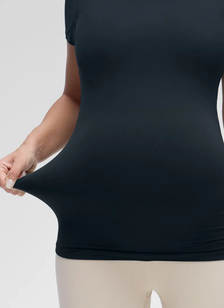 Softembrace Maternity Crew Neck Short Sleeve
