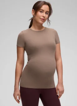 Softembrace Maternity Crew Neck Short Sleeve