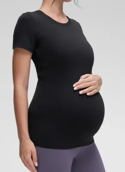 Softembrace Maternity Crew Neck Short Sleeve