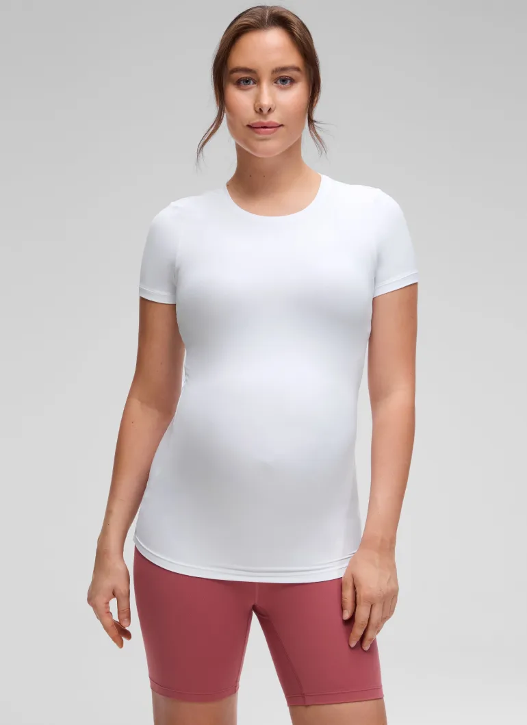Softembrace Maternity Crew Neck Short Sleeve