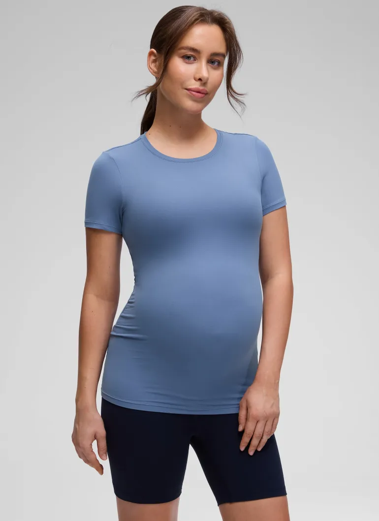 Softembrace Maternity Crew Neck Short Sleeve