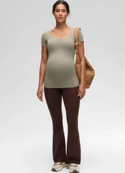 Softembrace Maternity U Neck Short Sleeve