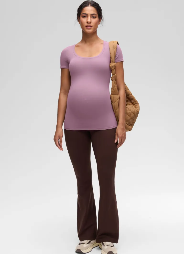 Softembrace Maternity U Neck Short Sleeve