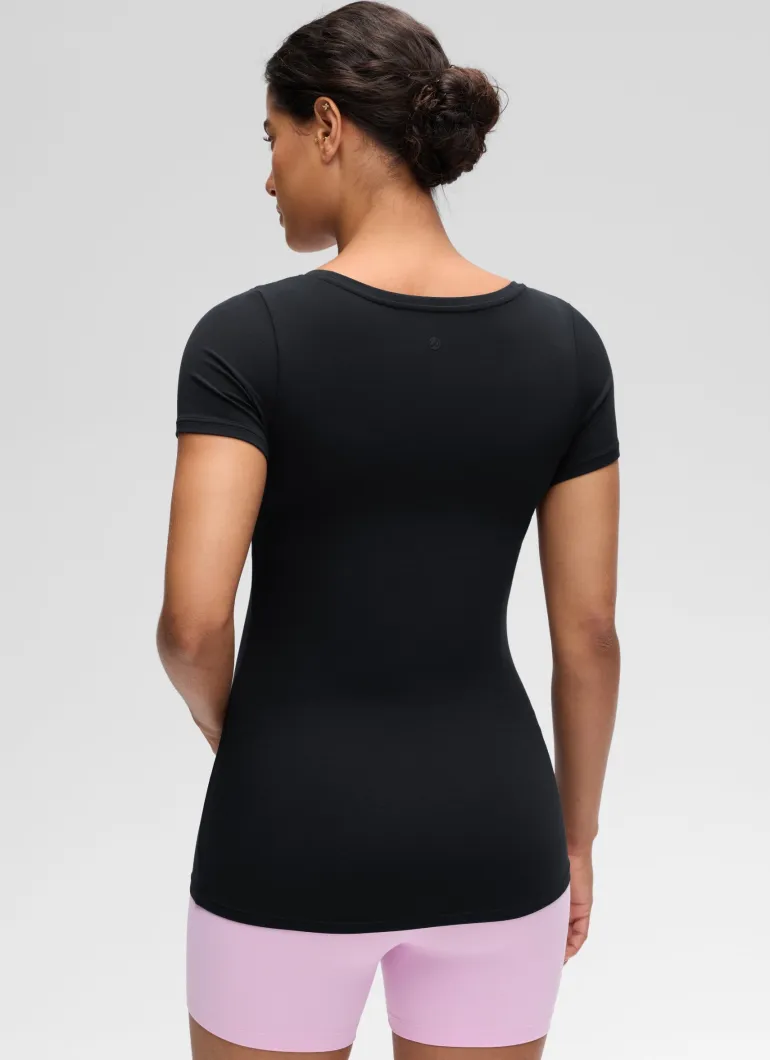 Softembrace Maternity U Neck Short Sleeve