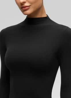 Softembrace Mock Neck Long Sleeve
